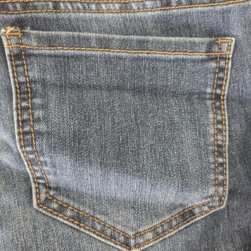 JW Jeans Womens 8 Blue Mid Rise Tapered Cuffed Hem Medium Wash Denim - Picture 12 of 13